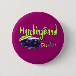 Marching Band Drumline Button