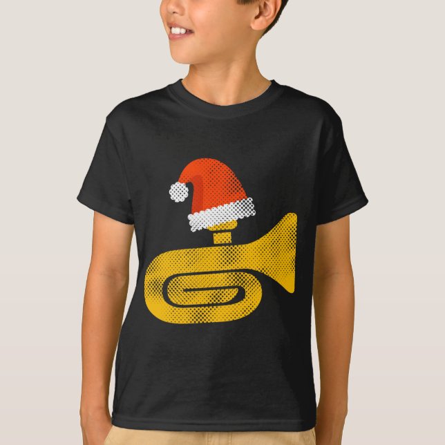 Marching Band Funny Tuba T-Shirt (Vorderseite)