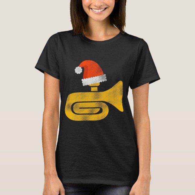 Marching Band Funny Tuba T-Shirt (Vorderseite)