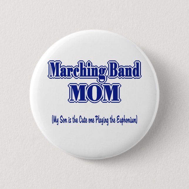 Marching-Band-Mama Button (Vorderseite)
