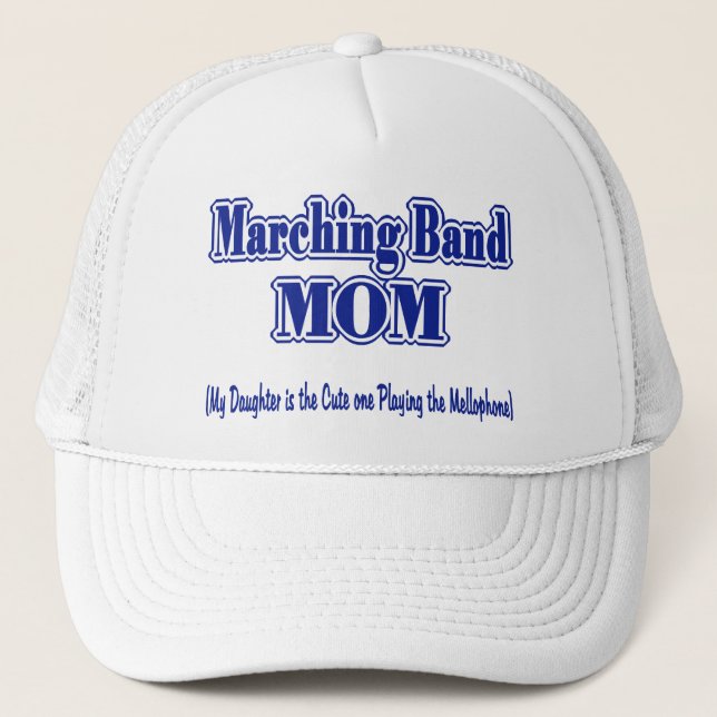 Marching Band Mama/Mellophone Truckerkappe (Vorderseite)