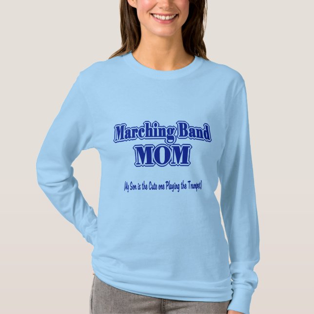 Marching Band Mama/ Trompete T-Shirt (Vorderseite)
