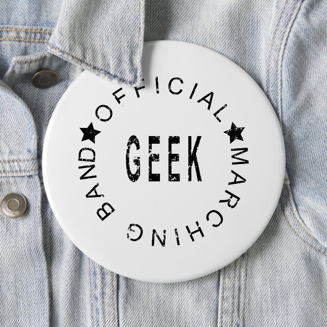 Marching Band Offiziell Geek Button (Beispiel)