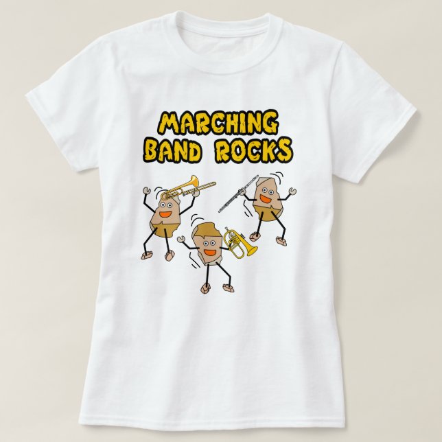 Marching Band Rocks T-Shirt (Design vorne)