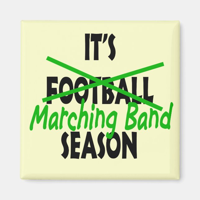 Marching-Band-Saison Magnet (Vorne)