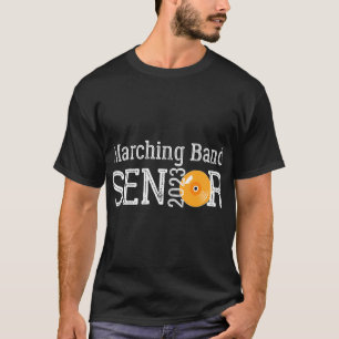 Marching Band Senior Jazz Band Cymbal Schlagzeug P T-Shirt