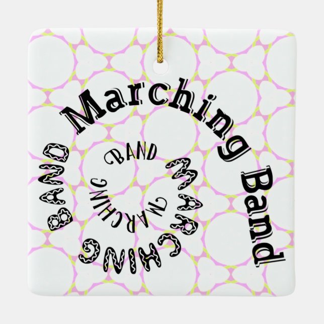 Marching Band Spiral Keramikornament (Rückseite)