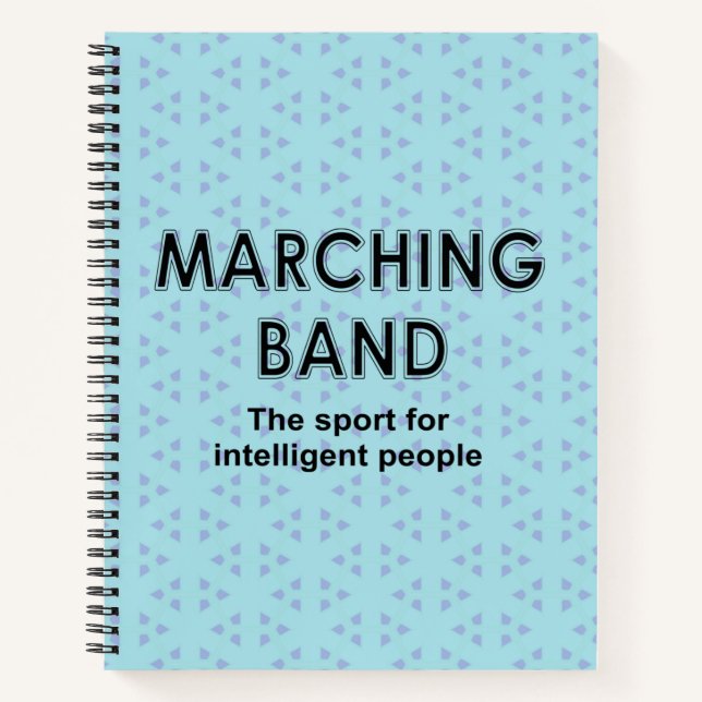 Marching Band Sport Notizbuch (Vorderseite)