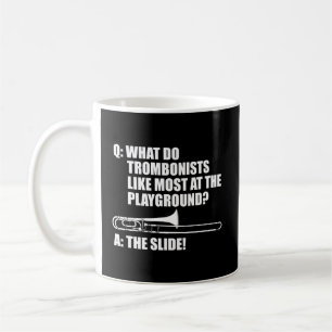Marching Band Trombone Trombonist Marching Band Tr Kaffeetasse