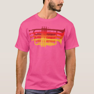 Marching Band und Big Band Orchesters Brass Trumpe T-Shirt