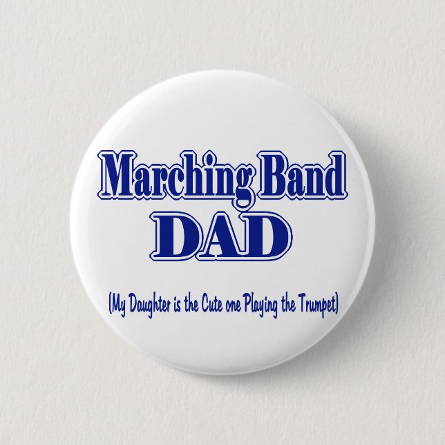 Marching Band Vater/ Trompete Button (Vorderseite)