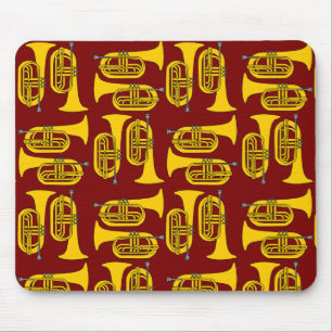 Marching Baritone Crosshatch Mousepad