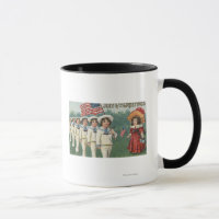 Marching Boys als Matrosen verkleidet