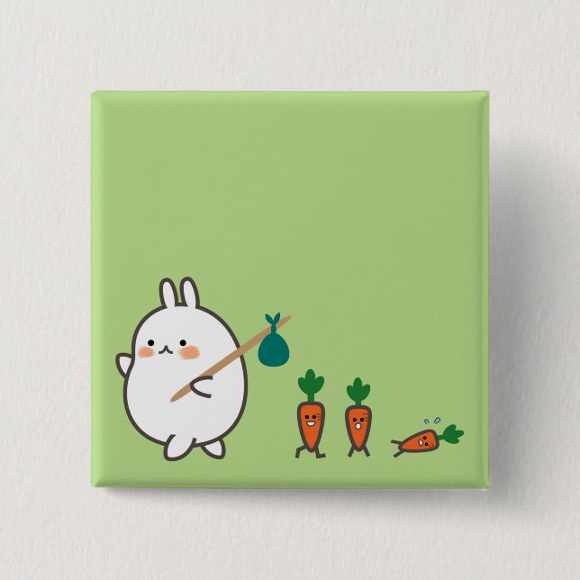 Marching Bunny Button (Vorderseite)