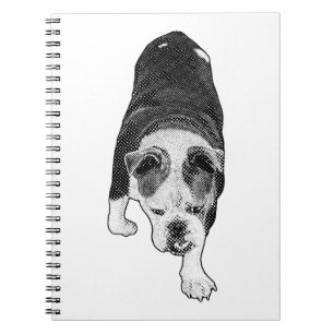 Marching Dot Dog inspiriert Momentaufnahmen für di Notizblock
