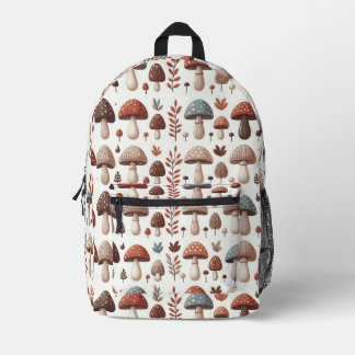 Marching Mushrooms Bedruckter Rucksack