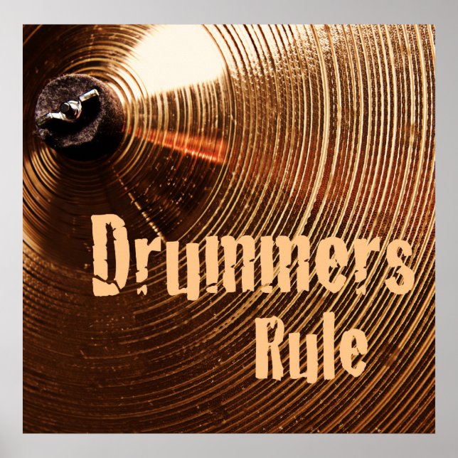 Marching Snare Drum oder Drummer Poster (Vorne)