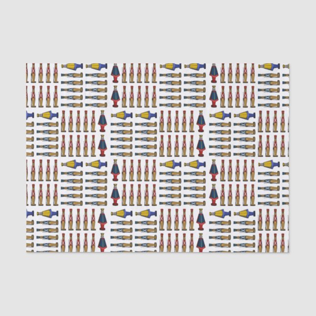 Marching Toy Soldier Christmas Army Seidenpapier (Vorderseite)