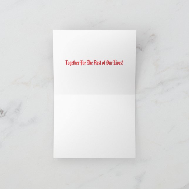 Marchons...Valentine Cartes spéciales (Intérieur)