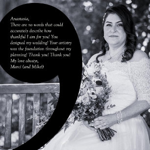 Marci Kamashian Testimonial Wedding Einladung