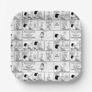 Marcie & Peppermint Patty im Klassenzimmer Pappteller