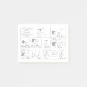 Marcie & Peppermint Patty im Klassenzimmer Post-it Klebezettel