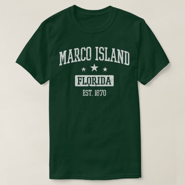 Marco Island Florida Est T-Shirt (Design vorne)