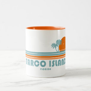 Marco Island Florida Sun Palmen Zweifarbige Tasse