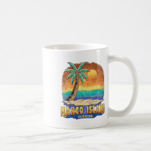 Marco Island Florida Vintag Beängstigendes Souveni Kaffeetasse