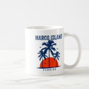 Marco Island Strand Florida Ozean Surfen Surfboard Kaffeetasse