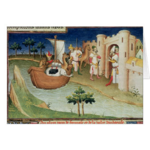 Marco Polo avec l'arrivée d'éléphants et de