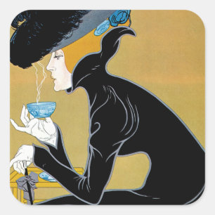 Marco Polo Tea Quadratischer Aufkleber