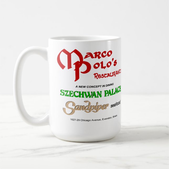 Marco Polos Restaurants, Evanston, IL Kaffeetasse (Links)