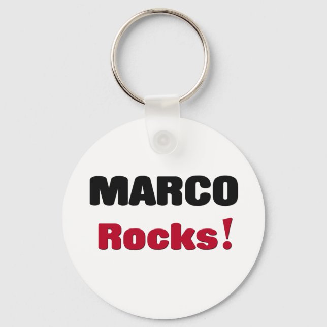 Marco Rocks Schlüsselanhänger (Vorderseite)