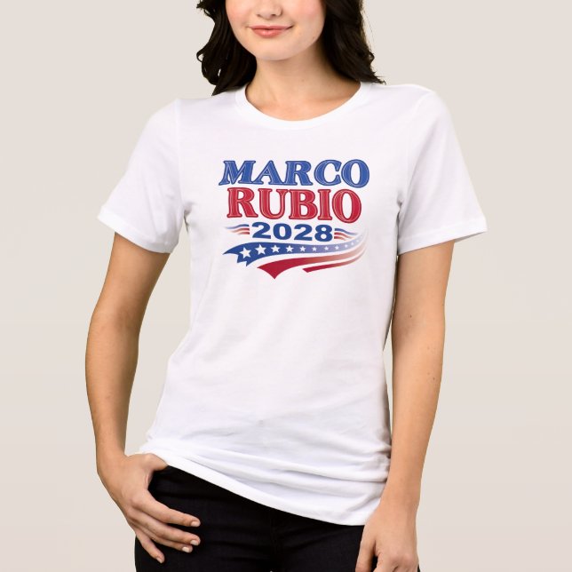 Marco Rubio 2028 (3.) Tri-Blend Shirt (Vorderseite)