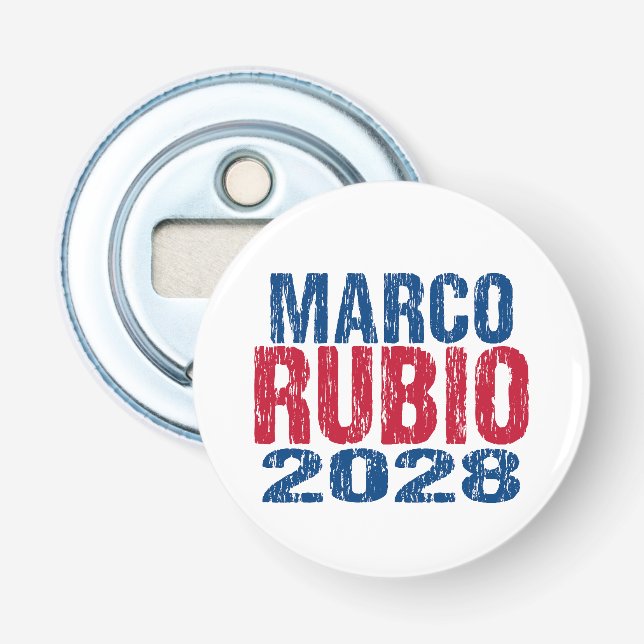 Marco Rubio 2028 (dis) Flaschenöffner (Vorderseite)