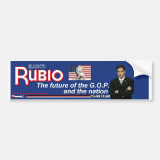 Marco Rubio, die Zukunft des G.O.P. Autoaufkleber