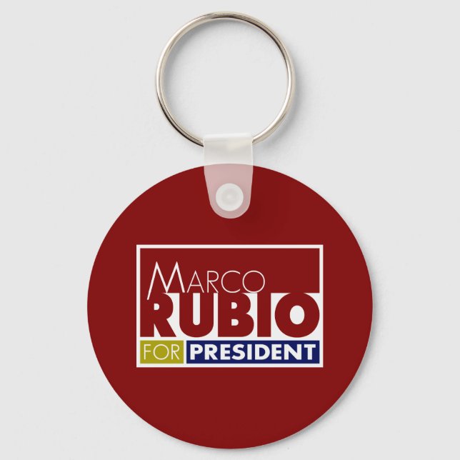 Marco Rubio für Präsident V1 Schlüsselanhänger (Vorderseite)