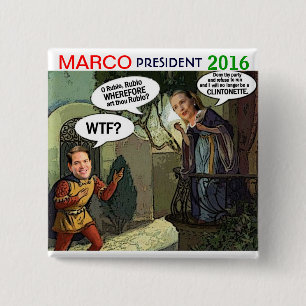 Marco Rubio für Präsidenten 2016 Button