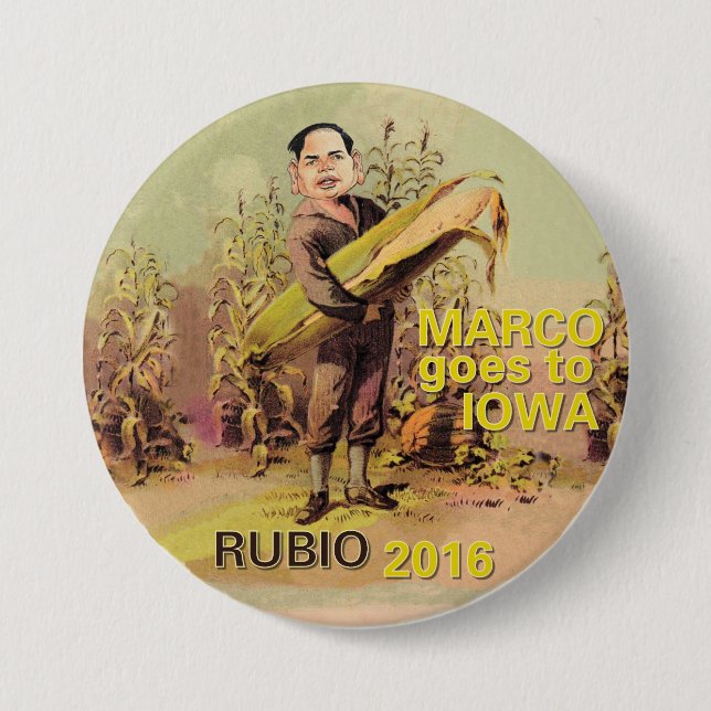 Marco Rubio für Präsidenten 2016 Button (Vorderseite)