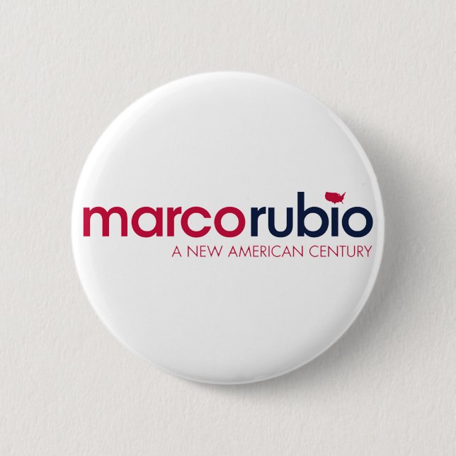 MARCO RUBIO für Präsidenten 2016 KNOPF Button (Vorderseite)