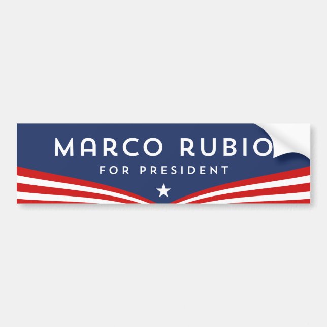 Marco Rubio für Präsidenten Autoaufkleber (Vorne)
