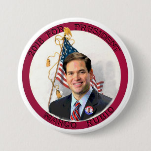 Marco Rubio für Präsidenten im Jahre 2016 Button