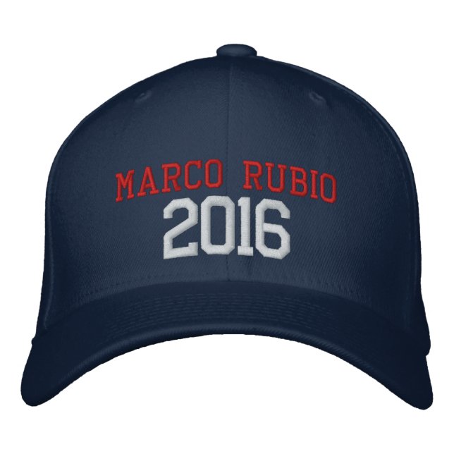 Marco Rubio Präsident 2016 Bestickte Kappe (Vorderseite)