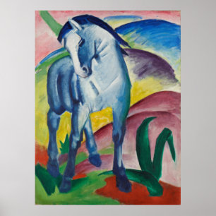Marc's blaues Pferd Poster