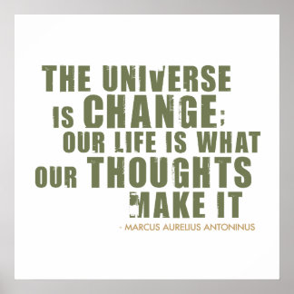 Marcus Aurelius Antoninus Zitat Poster