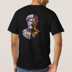 Marcus Aurelius Cyberpunk T-Shirt