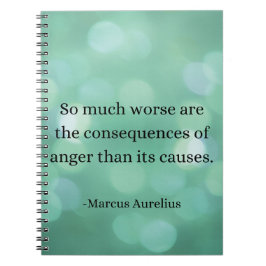 Marcus Aurelius: Erobern Sie Wut, finden Sie inner Notizblock