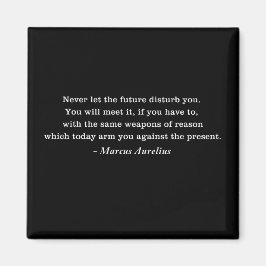 Marcus Aurelius Future Stoicism Zitat Magnet
