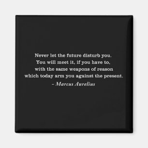 Marcus Aurelius Future Stoicism Zitat Magnet